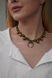 Green "Lunnitsa" choker necklace 2247 photo 5