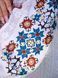 White embroidered shirt with a colorful "Star" pattern 2560 photo 8