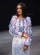 White embroidered shirt with a colorful "Star" pattern 2560 photo 10