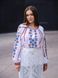 White embroidered shirt with a colorful "Star" pattern 2560 photo 5