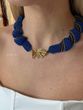 Necklace "Shine" blue-black 2131-4 photo
