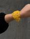 A set of an airy yellow necklace and a bracelet 206-5 photo 4