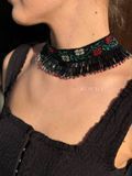 Borshchiv language "Flower blossom"  with red and white pattern 989-1 photo
