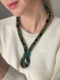 Necklace "Marevo" with emerald stone 890 photo