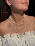 Airy necklace "Shine" in pastel colors 855 photo