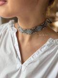 Силянка "Квітано" сіро-біла з блакитним вкрапленням 2249 фото