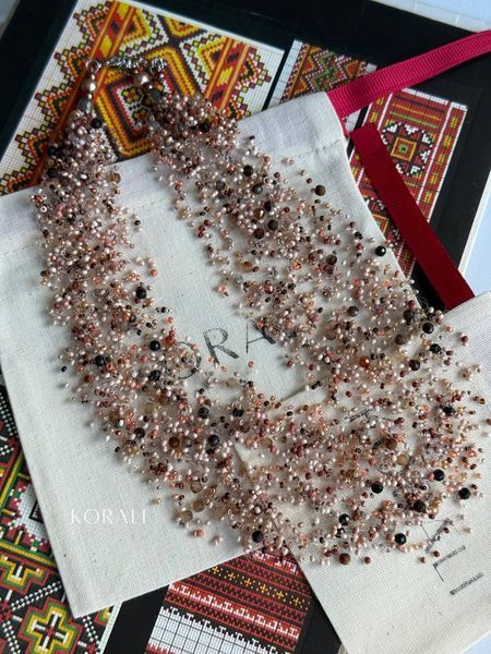 Necklace "Air" with natural stones 2056 photo