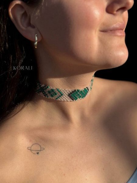Silyanka "Lesi Ukrainka" is transparent with green-gray splashes 493 photo