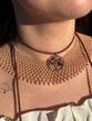 Комплект силянка класична кольору капучино і підвіска "Дерево життя" 520 фото