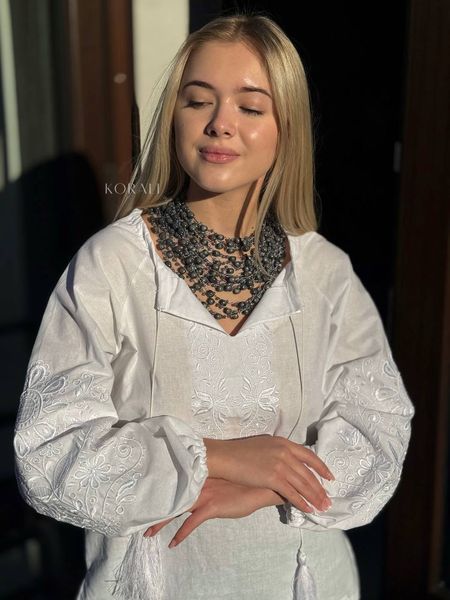 Necklace "Ornament of Being" brown-gold 1143 photo