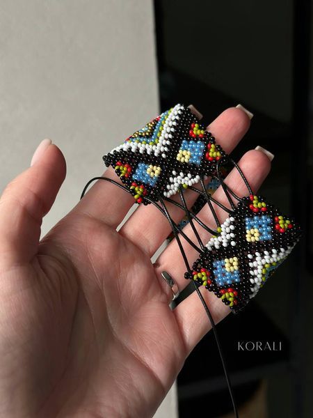 Комплект силянка "Сонячні Карпати" і браслет 557 фото