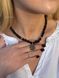 Necklace "Evening Dawn" made of natural stones 2022 photo 2
