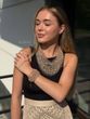 Set "Air" necklace and bracelet beige color 2472 photo