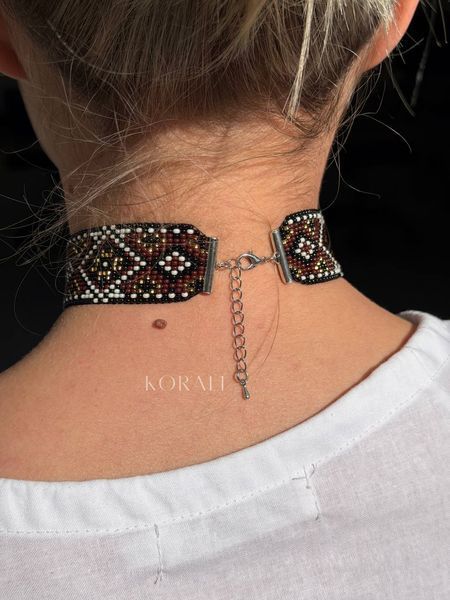 Set "Carpathian Constellation" choker and bracelet 2341 photo