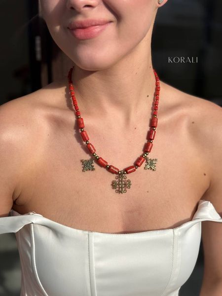 Necklace "Annichka" made of natural stones 933 photo