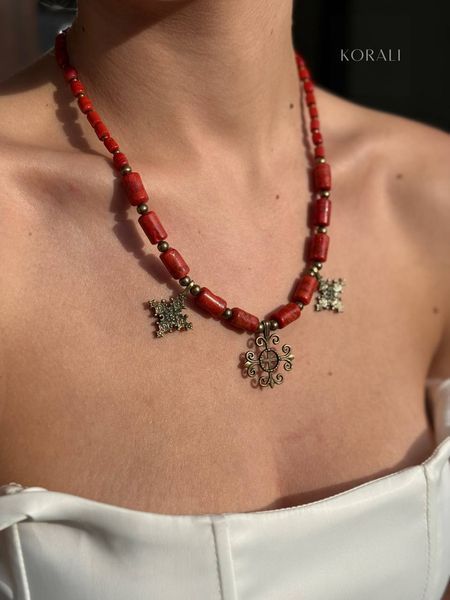 Necklace "Annichka" made of natural stones 933 photo