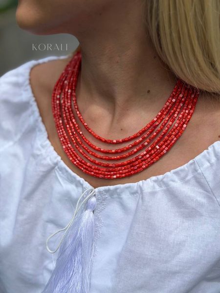 Necklace "Morning Dew" made of natural stones 2376 photo