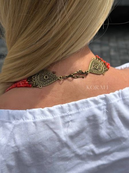 Necklace "Morning Dew" made of natural stones 2376 photo