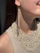Set of earrings "Ornament of Being" and an airy necklace 892 photo 2