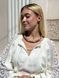 Necklace-harness "Kvitano" red with white 1032 photo 8