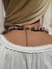 Necklace-harness "Kvitano" red with white 1032 photo 7