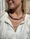 Necklace-harness "Kvitano" red with white 1032 photo 6