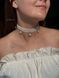 "Merezhka" necklace with natural pearl pendants 857 photo 2