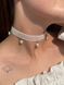 "Merezhka" necklace with natural pearl pendants 857 photo 1