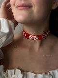 "Lesi Ukrainka" sylyanka is red with gold splashes 420 photo