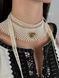 A set of "Zorya" pendants and a classic milk silk scarf 383 photo 2