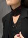 Set of ribbon necklace "Aeneid" and black necklace "Coral" 289 photo 3