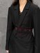 Set of ribbon necklace "Aeneid" and black necklace "Coral" 289 photo 6