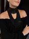 Set of ribbon necklace "Aeneid" and black necklace "Coral" 289 photo 1