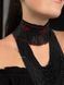 Set of ribbon necklace "Aeneid" and black necklace "Coral" 289 photo 4