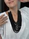 Necklace "Coral" black from Czech beads 143 photo 3
