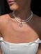 Necklace "Light of the Soul" silver color (short) 2377 photo 4