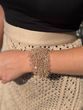 Bracelet "Air" beige color 2474 photo