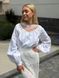 White silk dress "Lace dreams" 2378 photo 4