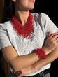 Браслет "Повітряний" червоний