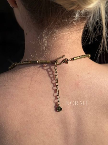 Choker necklace "Sun amulet" 2182 photo
