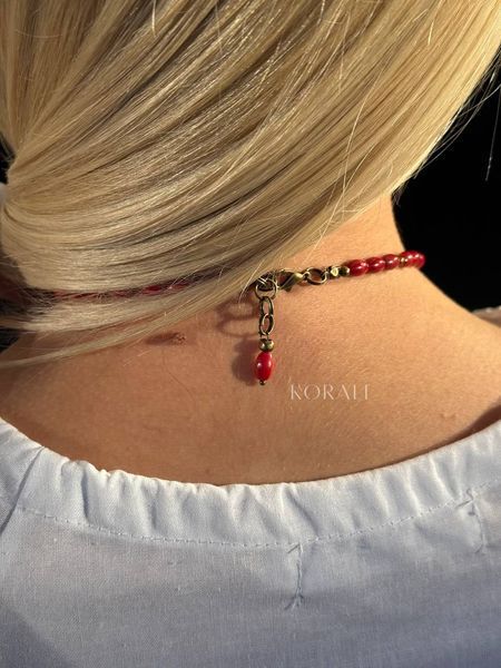 Choker "Coral Heart" 1145 photo