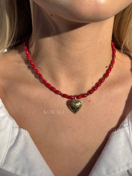 Choker "Coral Heart" 1145 photo