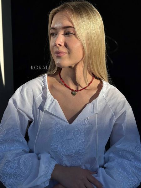 Choker "Coral Heart" 1145 photo