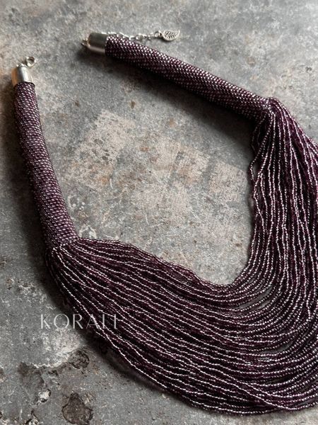 Necklace "Constellation" purple 116 photo