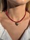 Choker "Coral Heart" 1145 photo 3