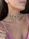 A thin choker with a floral ornament 352 photo 1