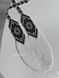 Circular necklace "Svarga" is white 82 photo 1