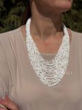 Necklace "Constellation" is white 115 photo