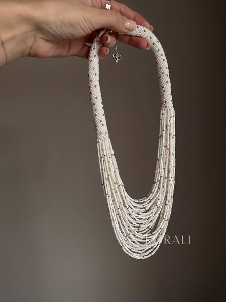 Necklace "Constellation" is white 115 photo