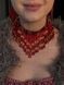 Set "Georgina" Borshchiv tongue and earrings 1088-1 photo 4
